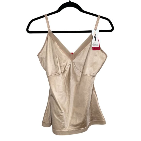 Spanx Simplicity Shaping Beige Lingerie Strap Cami Top XL New - Picture 1 of 8